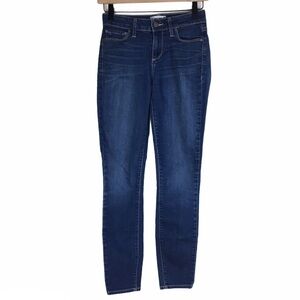 PAIGE Jeans Verdugo Ankle Skinny Slim Fit Stretch Medium Dark Wash Denim Size 25